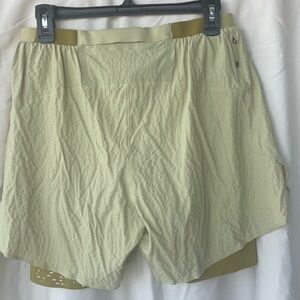 Lululemon Athletica Light Tan Athletic Shorts